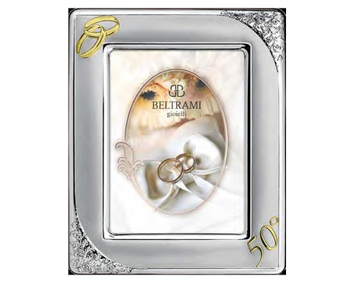 Серебряный сувенир подарок италия Серебряная фоторамка