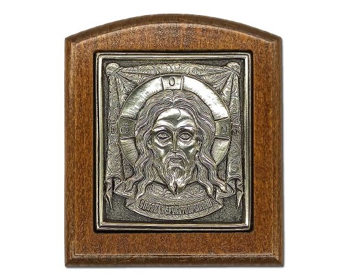 Серебряная икона Российская серебро Господь Вседержитель Иисус