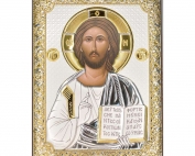 Серебряная икона Иисус