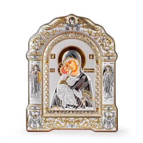 Владимирская икона из серебра